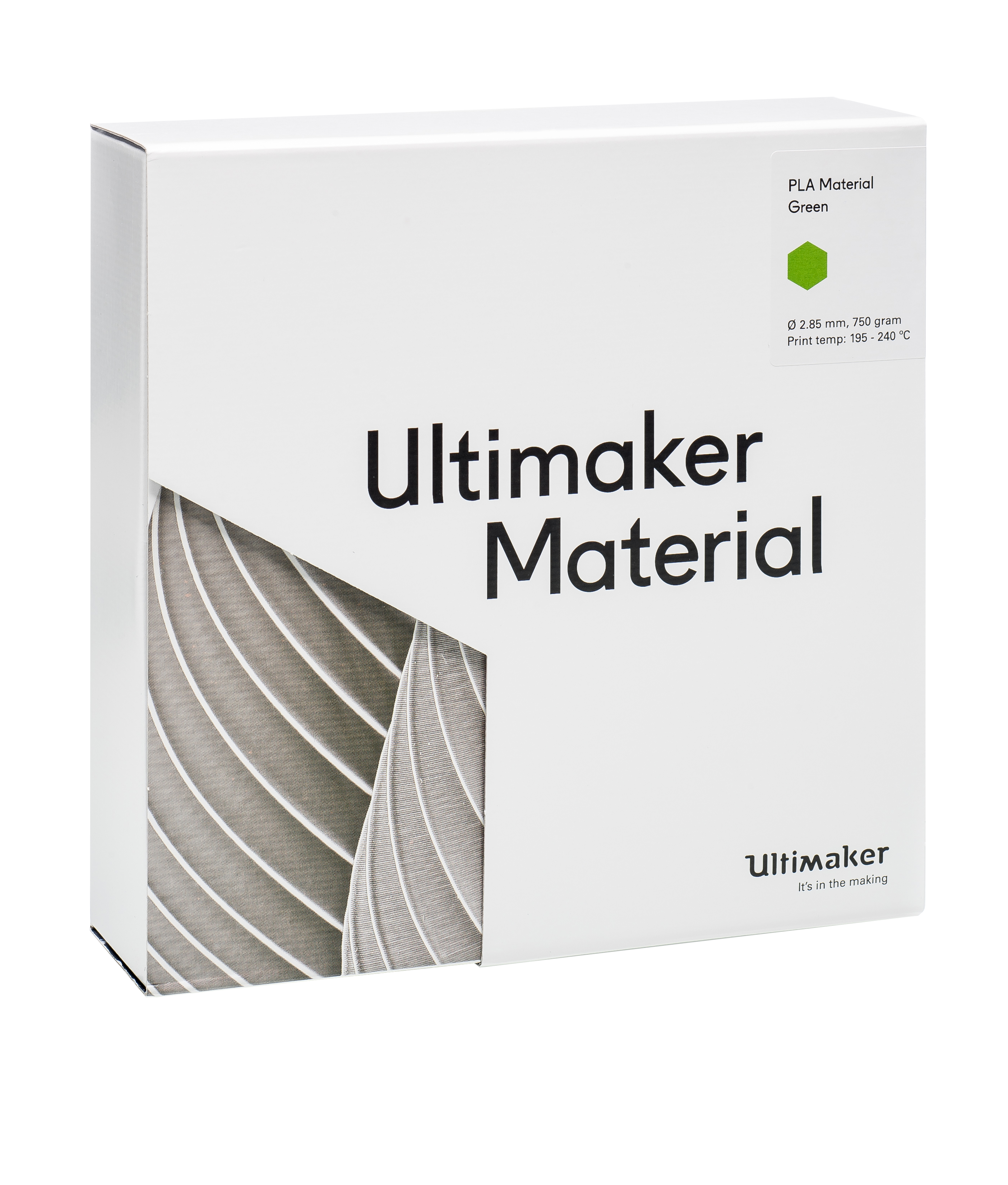 Filament UltiMaker PLA Ø 2,85 - 750 g - Argent