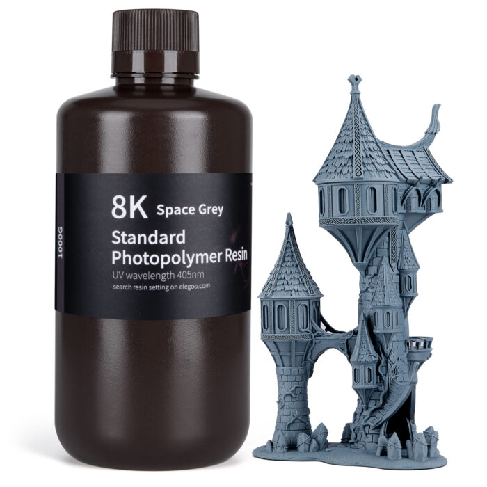 PRECOMMANDE - ELEGOO STANDARD 8K RESIN 1KG SPACE GREY – Image 2