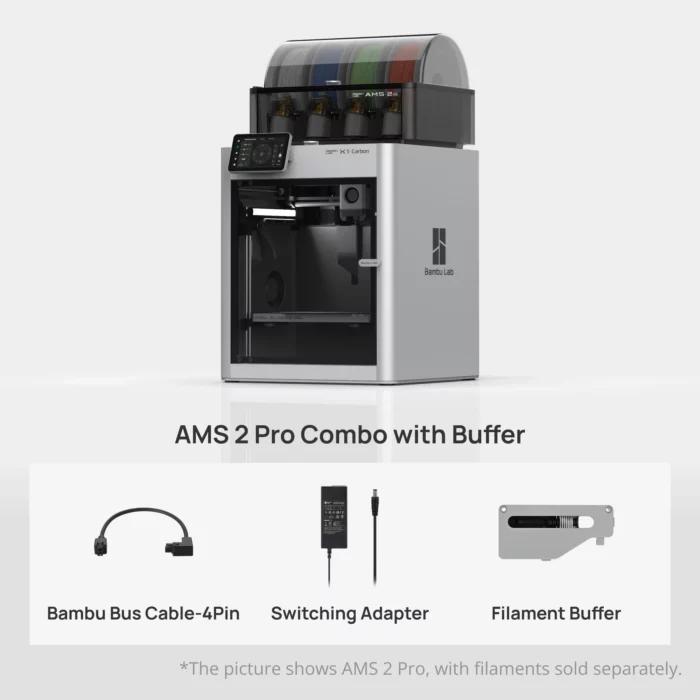 BAMBU LAB X1C AMS 2 PRO COMBO WITH BUFFER