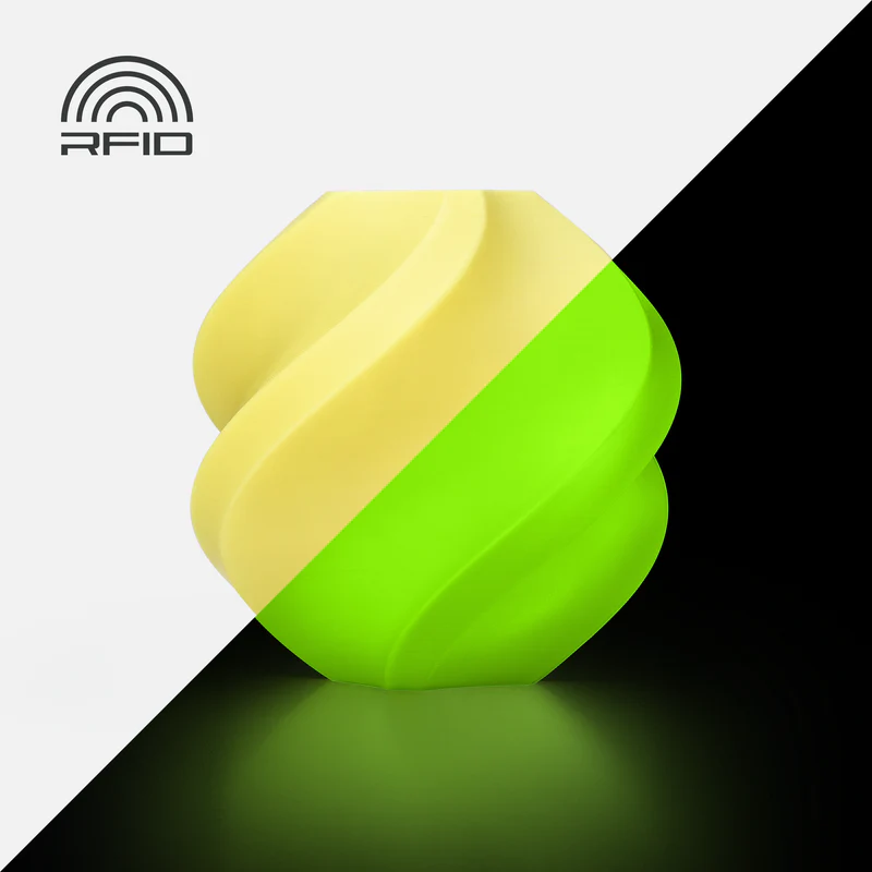 Bambu PLA Glow Yellow – Image 1